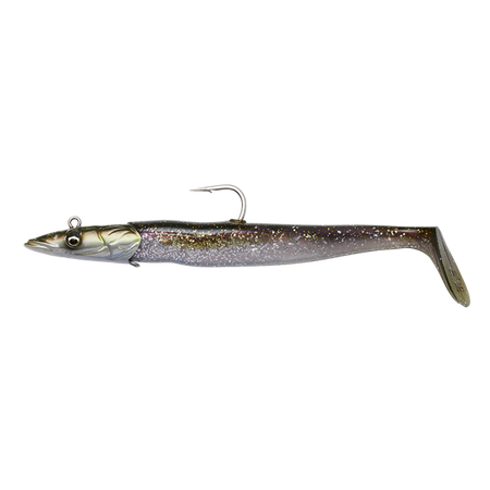 SANDEEL V2 23.5CM 175G GREEN SILVER 2+1 Savage Gear (74194)