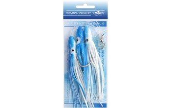 ZESTAW MORSKI - OCTOPUS RIG 12 cm - hak 3x7/0 (BLUE/WHITE) MIKADO LS-A150-06