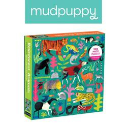 Mudpuppy Puzzle rodzinne Zwierzęta z lasu deszczowego 500 elementów 8+