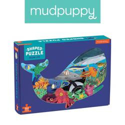 Mudpuppy Puzzle konturowe wieloryb Życie oceanu 300 elementów 7+