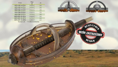 KOSZYCZEK METHOD FEEDER "DOUGLAS" Q.M.F. SYSTEM L 50 g - op.1szt MIKADO AMFN-QMF-1L-50