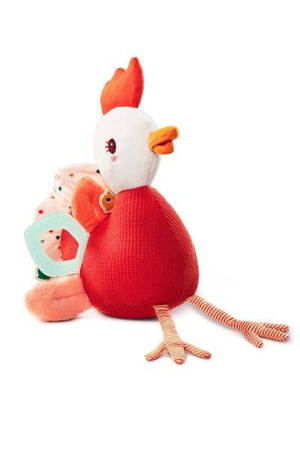 LILLIPUTIENS Przytulanka aktywizująca wielofunkcyjna Kokoszka Paulette 9 m+