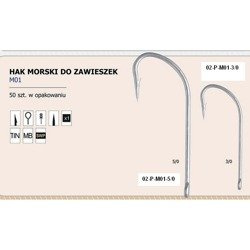 Haczyk do zawieszek morskich M01, rozm. 5/0 (100 szt.) Robinson 02-P-M01-5/0