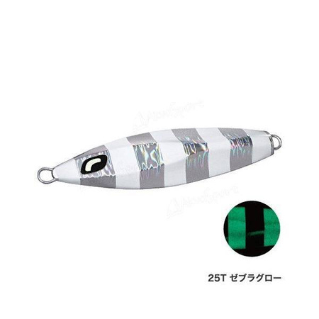 Ocea Wing 110g 98mm 10+m 25T Zebra Glow Shimano (59VJT511M25)