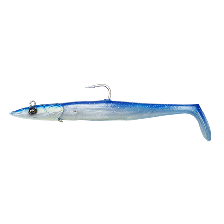 PRZYNĘTA NA MORZE SANDEEL V2 18CM 86G BLUE PEARL SILVER 2+1 Savage Gear (74185)