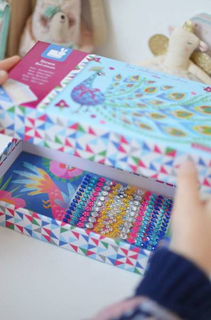 Zestaw artystyczny Czarodziejskie cyrkonie Piękne ptaki 7+, Janod