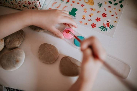 Zestaw kreatywny Kamienie do ozdabiania 6+, Janod