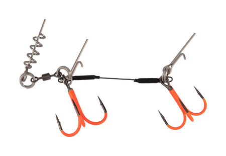 DOZBROJKA - TYTANOWA JAWS DOUBLE EVO TITANIUM UV - 25kg - kotwice 1/0 , 1 - op.1szt. MIKADO HDJ-13-01-UV