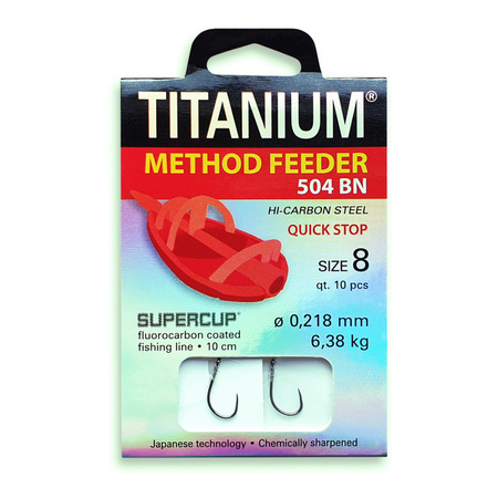 Przypon z quick stop MF 504BN rozm. 8 śr. 0,218mm (10 szt.) Robinson 01-S-504BN-08Q