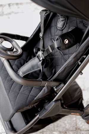 Easywalker Jackey Special Edition Kompaktowy, samoskładający się wózek spacerowy z torbą transportową Gold