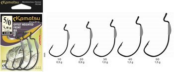 HACZYK OFFSET WEIGHTED FRONT K-340 5/0BLNO 1,5g OP.3SZT KAMATSU 518300350