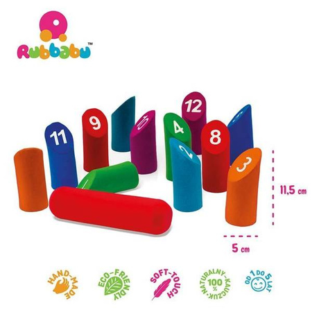 Rubbabu Zestaw do gry w fińskie kręgle