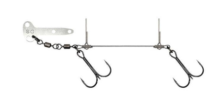 PRO PEG BLADE RIG LARGE #1 X 2 11CM 23KG 0.78MM 2PCS Savage Gear (77206)