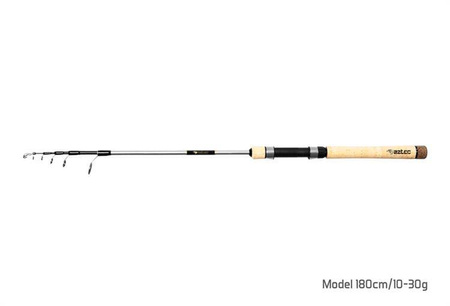 WĘDKA SPINNING TELESKOPOWY AZTEC tele 240cm/10-30g Delphin (110383324)
