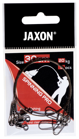 PRZYPON JAXON TANAMI BIG GAME 30CM 20KG 10X3 SZT JAXON AJ-PRC2030