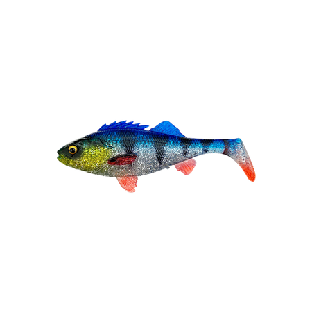 4D PERCH SHAD 12.5CM 20G BLUE SILVER 20PCS BULK Savage Gear (73959)