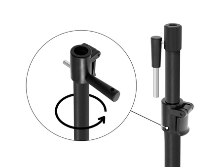 Podpórka Delphin BlackSTIX 80-130cm Delphin (101006178)