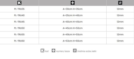 PODBIERAK NA PSTRĄGI  SOFT MESH 35cm JAXON PL-TRU35