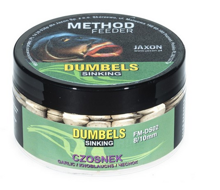 DUMBELS SINKING METHOD FEEDER 8/10MM CZOSNEK 50G JAXON FM-DS02