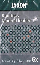 (R) BEZWĘZŁOWY PRZYPON MUCHOWY KONICZNY 270CM  0,127-0,43MM 1SZT JAXON NM-19FT6X