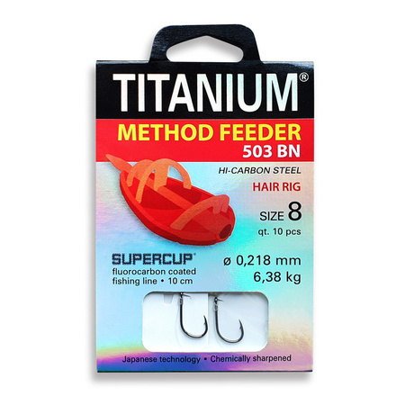 Przypon z oczkiem MF 504BN rozm. 8 śr. 0,218mm (10 szt.) Robinson 01-S-504BN-08W