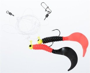 ZESTAW JAXON TWISTER RX 70MM - HACZYK Z OBCIĄŻENIEM 5X1SZT JAXON AJ-MA16RX