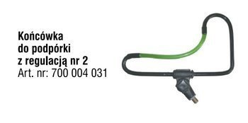 KOŃCÓWKA DO PODPÓRKI NR.2 Z REGULACJĄ OP.2SZT KONGER 700004031