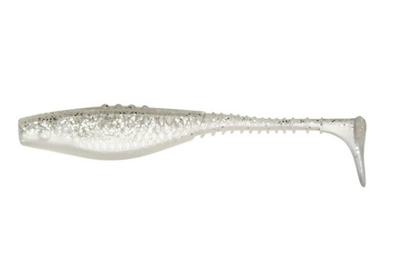 Ripper Belly Fish PRO 3.5"/8,5cm 3szt./bag PEARL/CLEAR silver glitter DRAGON CHE-BF35D-01-910