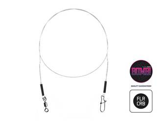 Przypon Fluorocarbonowy BOMB! z krętlikiem i agrafką 2szt/35cm/9kg Delphin (917500935)