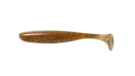 GUMA, RIPPER KEITECH EASY SHINER 4'' 10.2CM - LT#14 Motoroil Red Flake 1szt. (na sandacza, okonia)