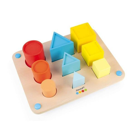 Drewniana układanka Objętości Essentiel, Janod