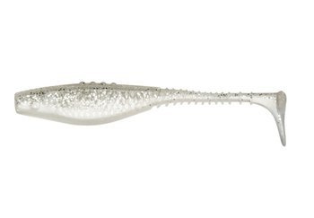 Ripper  Belly Fish PRO 3.5"/8,5cm 3szt./bag PEARL/CLEAR  silver glitter    DRAGON CHE-BF35D-01-910