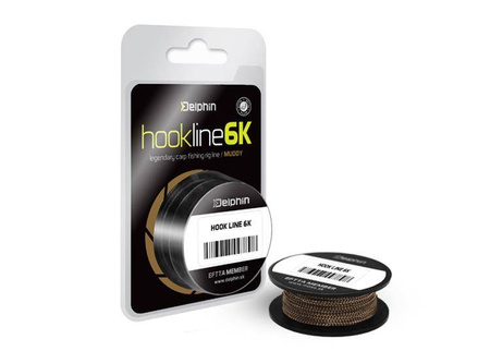 PLECIONKA KARPIOWA HOOKLINE 6K muddy 35lbs 20m Delphin (500700135)