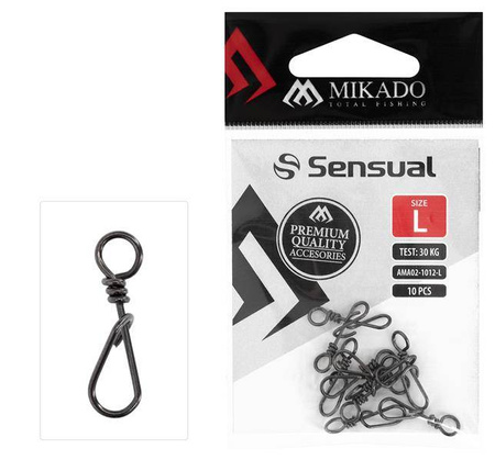 AGRAFKA "MIKADO"- rozm. XL - op.10szt. MIKADO AMA02-1012-XL