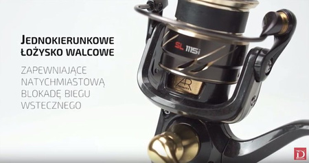 Kołowrotek TEAM SL1120i 20 10BB+Inf.AR C6 carbon, szp.alu.płytka DRAGON CHT-15-29-120