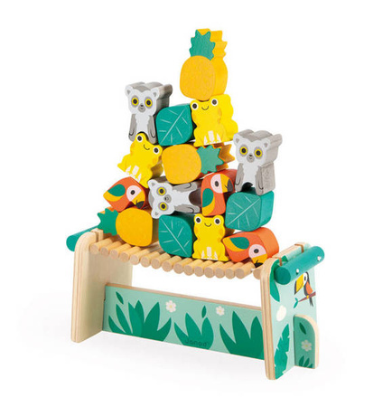 Drewniana gra balansowa Tropik 2+, Janod