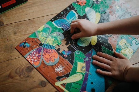 Mudpuppy Puzzle świecące w ciemności Insekty 100 elementów 5+