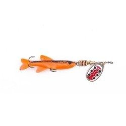 Błystka Mepps AGLIA TW MINO srebrna / czerwona nr 0