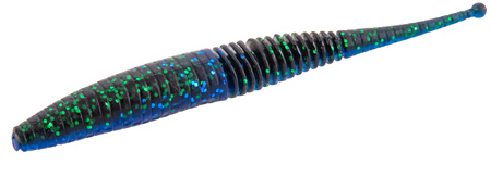 PRZYNĘTA - M-Craft WIGGLY WORM 100mm / BLUE BLACK - op.5szt. MIKADO PMMW-100-BB