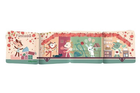 LILLIPUTIENS Magiczna rozkładana książeczka-harmonijka do kąpieli Fiesta Las 12 m+