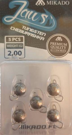 CZEBURASZKA, CZEBURASHKA WOLFRAMOWA JAWS 2g - op.5 szt. MIKADO OMGJCH-2