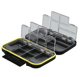 Pudełko muchowe MEIHO-VERSUS CB-440 PRO SPRING CASE 115x78x35 mm czarne  DRAGON JME-CB-440 PS CASE