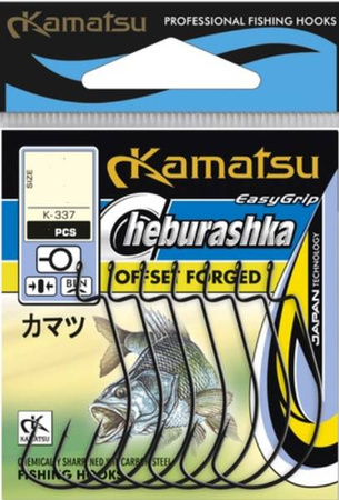 HAKI, HACZYKI DO CHEBURASZKI OFFSET FORGED hak 3/0 K-337 OP.5SZT KAMATSU 518000330