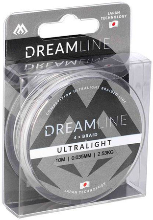 PLECIONKA DREAMLINE ULTRALIGHT WHITE NA OKONIA 0.058mm\4.43kg\10m - op. 1szp. MIKADO ZDL000W-10-0058