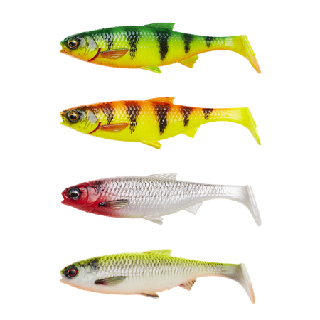 3D RIVER ROACH 14CM 28G DARK WATER MIX 4PCS Savage Gear (74311)