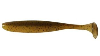 GUMA, RIPPER KEITECH EASY SHINER 4'' 10.2CM - LT#28 Pumpkin / Yellow 1szt. (na sandacza, szczupaka)