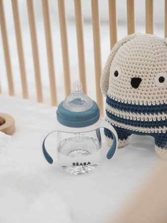 Beaba Butelka treningowa 2 w 1 tritanowa 210 ml windy blue