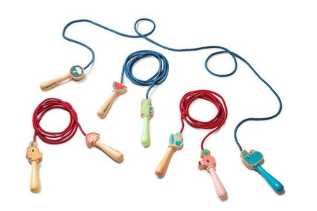 LILLIPUTIENS Skakanka z drewnianymi rączkami Flaming Anais