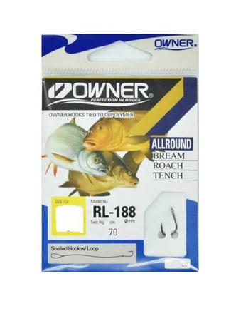 (R) HACZYKI OWNER RL188 ISEAMA 6+PRZYPON 0,18 1X6SZT JAXON HO-RL18806