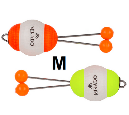 BOMBKA PODWIESZANA, SYGNALIZATOR SAMOWYPINAJĄCY (STYROPIANOWY) - CZERWONY I ŻÓŁTY rozm. M -op.10szt. MIKADO AMS02-2002-M